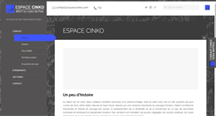 Desktop Screenshot of espacecinko.com